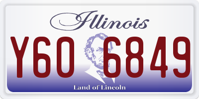 IL license plate Y606849
