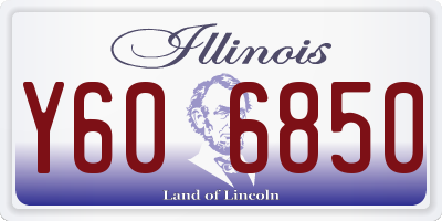 IL license plate Y606850