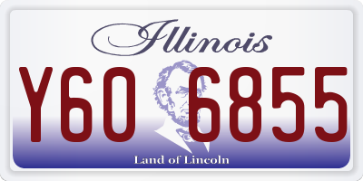 IL license plate Y606855