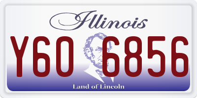 IL license plate Y606856