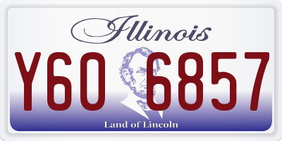 IL license plate Y606857