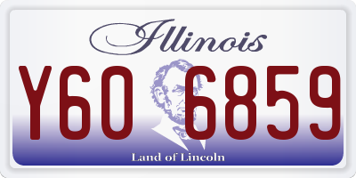 IL license plate Y606859