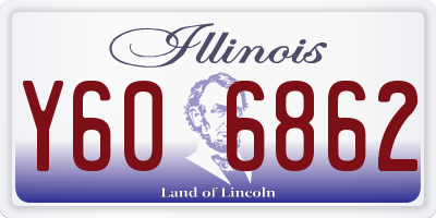 IL license plate Y606862