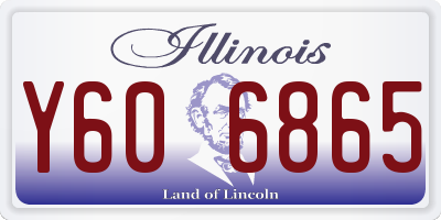 IL license plate Y606865