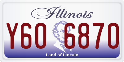 IL license plate Y606870