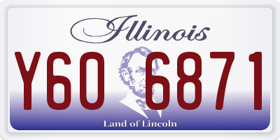 IL license plate Y606871
