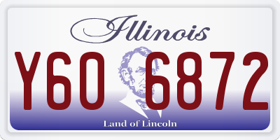 IL license plate Y606872