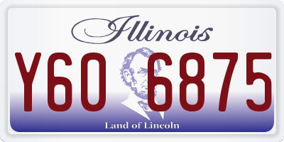 IL license plate Y606875