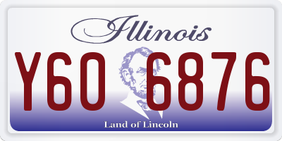 IL license plate Y606876