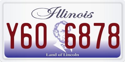 IL license plate Y606878