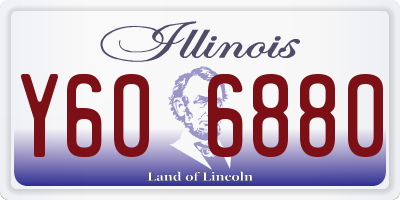IL license plate Y606880