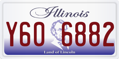 IL license plate Y606882