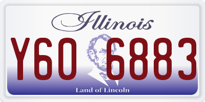 IL license plate Y606883