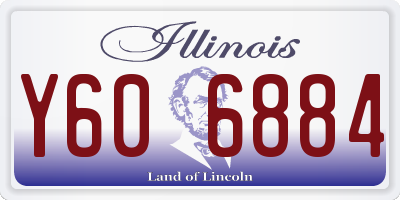IL license plate Y606884
