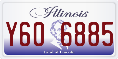 IL license plate Y606885