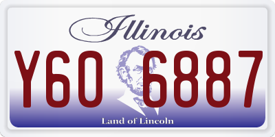 IL license plate Y606887