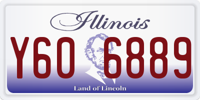 IL license plate Y606889