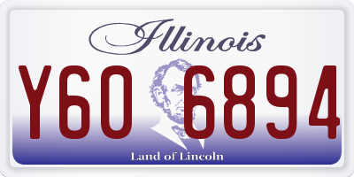 IL license plate Y606894