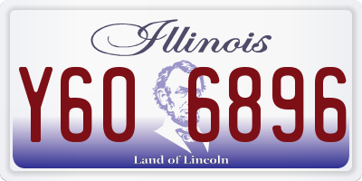 IL license plate Y606896