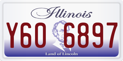 IL license plate Y606897
