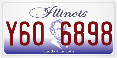 IL license plate Y606898