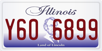 IL license plate Y606899