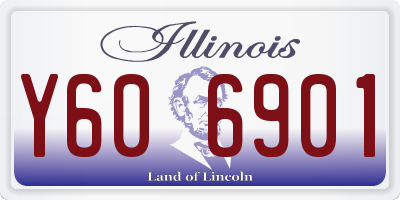 IL license plate Y606901