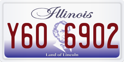 IL license plate Y606902