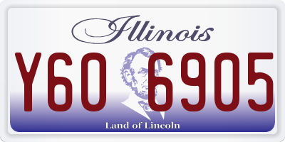 IL license plate Y606905