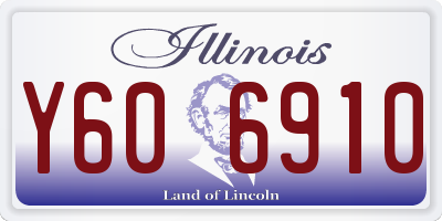IL license plate Y606910