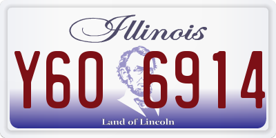 IL license plate Y606914
