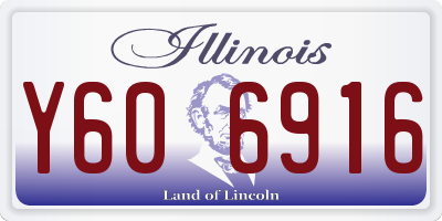 IL license plate Y606916