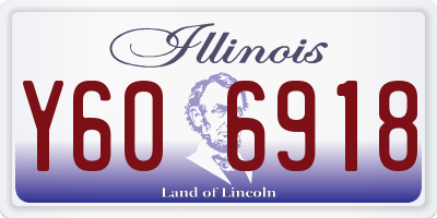 IL license plate Y606918