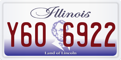 IL license plate Y606922