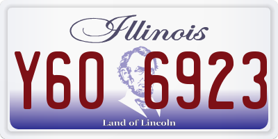 IL license plate Y606923