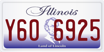 IL license plate Y606925