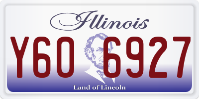 IL license plate Y606927