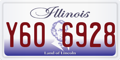 IL license plate Y606928