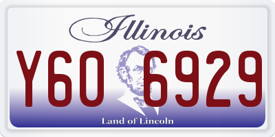 IL license plate Y606929