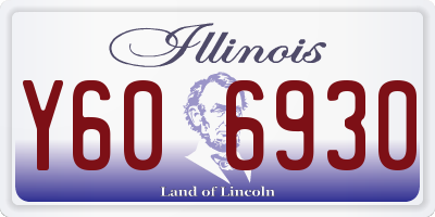 IL license plate Y606930