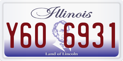 IL license plate Y606931
