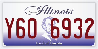 IL license plate Y606932