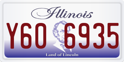 IL license plate Y606935