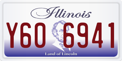 IL license plate Y606941