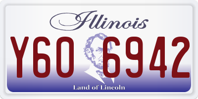 IL license plate Y606942