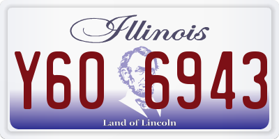 IL license plate Y606943