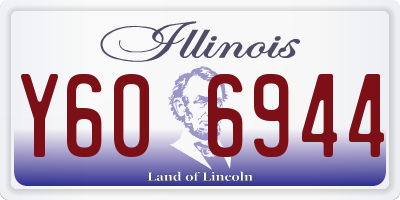 IL license plate Y606944