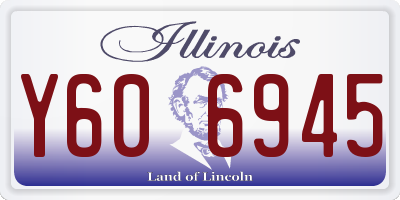 IL license plate Y606945