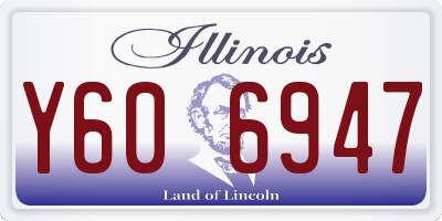 IL license plate Y606947