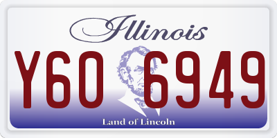 IL license plate Y606949